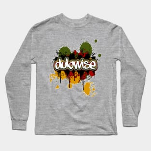 Dubwise-Rasta Splatter Long Sleeve T-Shirt